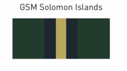 Vinyl Ribbon Sticker GSM Solomon Islands