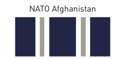 Vinyl Ribbon Sticker-NATO Afghanistan