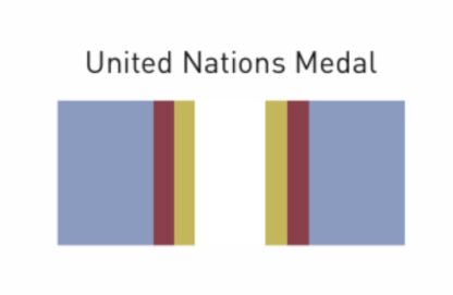 Vinyl Ribbon Sticker UN medal East Timor