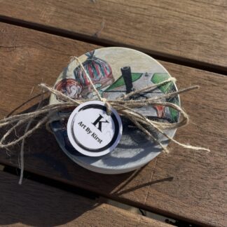Kiwiana Coasters (round)
