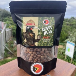 Timor Leste Roasted Organic Coffee Beans -Aunty Huia Blend 200g Pouch